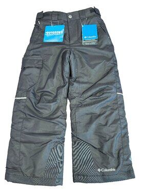 Columbia Bugaboo Omni Heat Omni Tech Youth XS Snow Ski Pants Black
